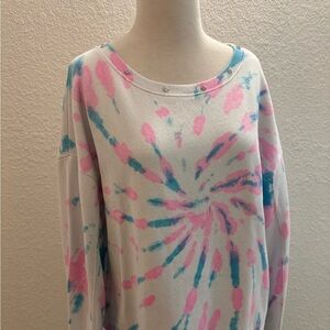 Generation Love Tie Dye Oversized Long Sleeve Sweatshirt Small‎ EUC